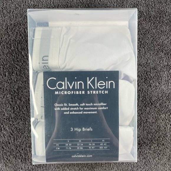 Calvin Klein microfiber stretch hip briefs - Picture 3 of 3